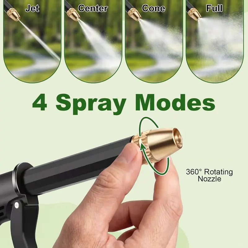 High Pressure Water Spray Gun for Car Wash, Garden Watering & Home Cleaning | Adjustable Powerful Hose Nozzle