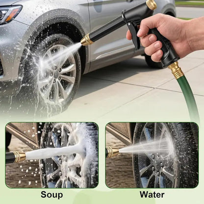 High Pressure Water Spray Gun for Car Wash, Garden Watering & Home Cleaning | Adjustable Powerful Hose Nozzle