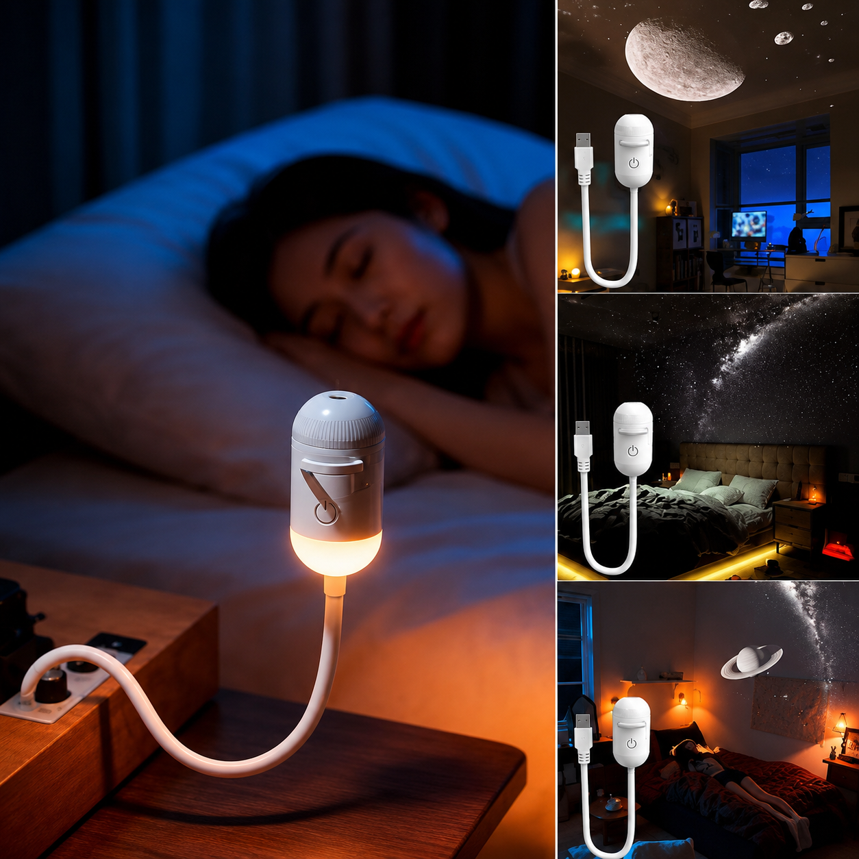 Galaxy Night Light Projector