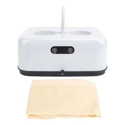 Portable Clothes Folding Dryer Machine with Foldable Drying Cover, Compact Mini Electric Clothes Dryer for Home, Apartment & Travel