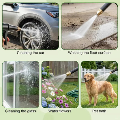 High Pressure Water Spray Gun for Car Wash, Garden Watering & Home Cleaning | Adjustable Powerful Hose Nozzle